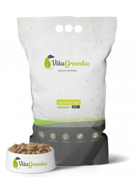 Грибной корм для собак VitaGreenka «Грибы с молодым картофелем» полнорационный без животного белка