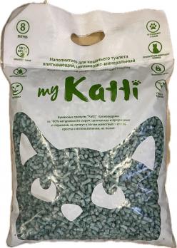 Целлюлозный наполнитель AHVOLAN MAATILA MY KATTI, с комплексом бактерицидных препаратов, 8л