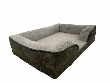 Диван "Маркиз" Гю-Вас для собак и кошек (80*60см) эко-кожа/мех