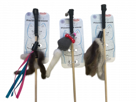 Удочка-дразнилка для кошки в ассортименте GoSi