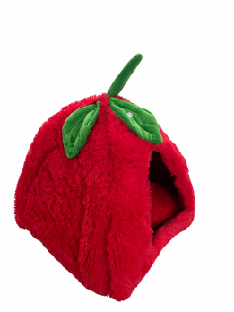 Домик для кошек и собак Гю-Вас "Клубничка" (37*37*40см)