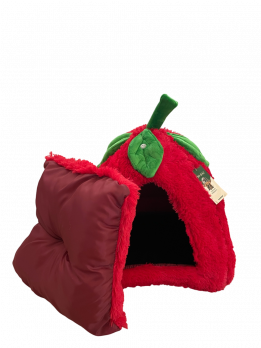 Домик для кошек и собак Гю-Вас "Клубничка" (37*37*40см)