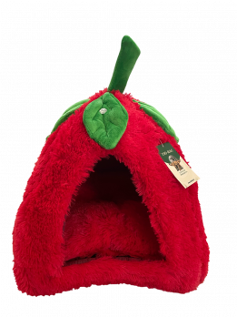 Домик для кошек и собак Гю-Вас "Клубничка" (37*37*40см)