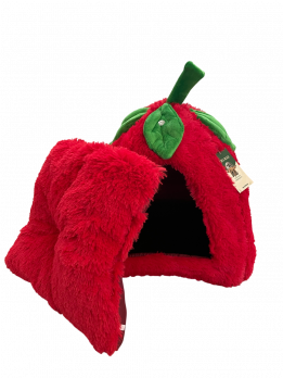 Домик для кошек и собак Гю-Вас "Клубничка" (37*37*40см)